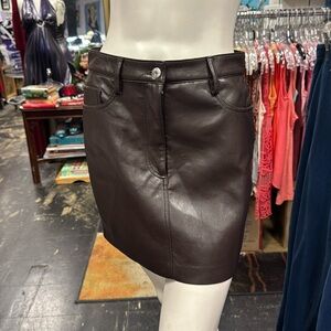 Artizia Wilfred faux leather skirt women’s size 6